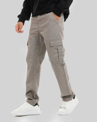 STRAIGHT-LEG CARGO TROUSERS
