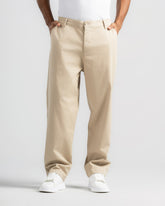 Straight Fit Gabardine Pants-Side Pocket