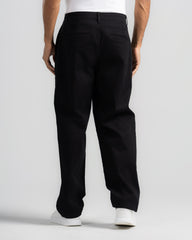 Plus Size Straight Fit Gabardine Pants-Side Pocket