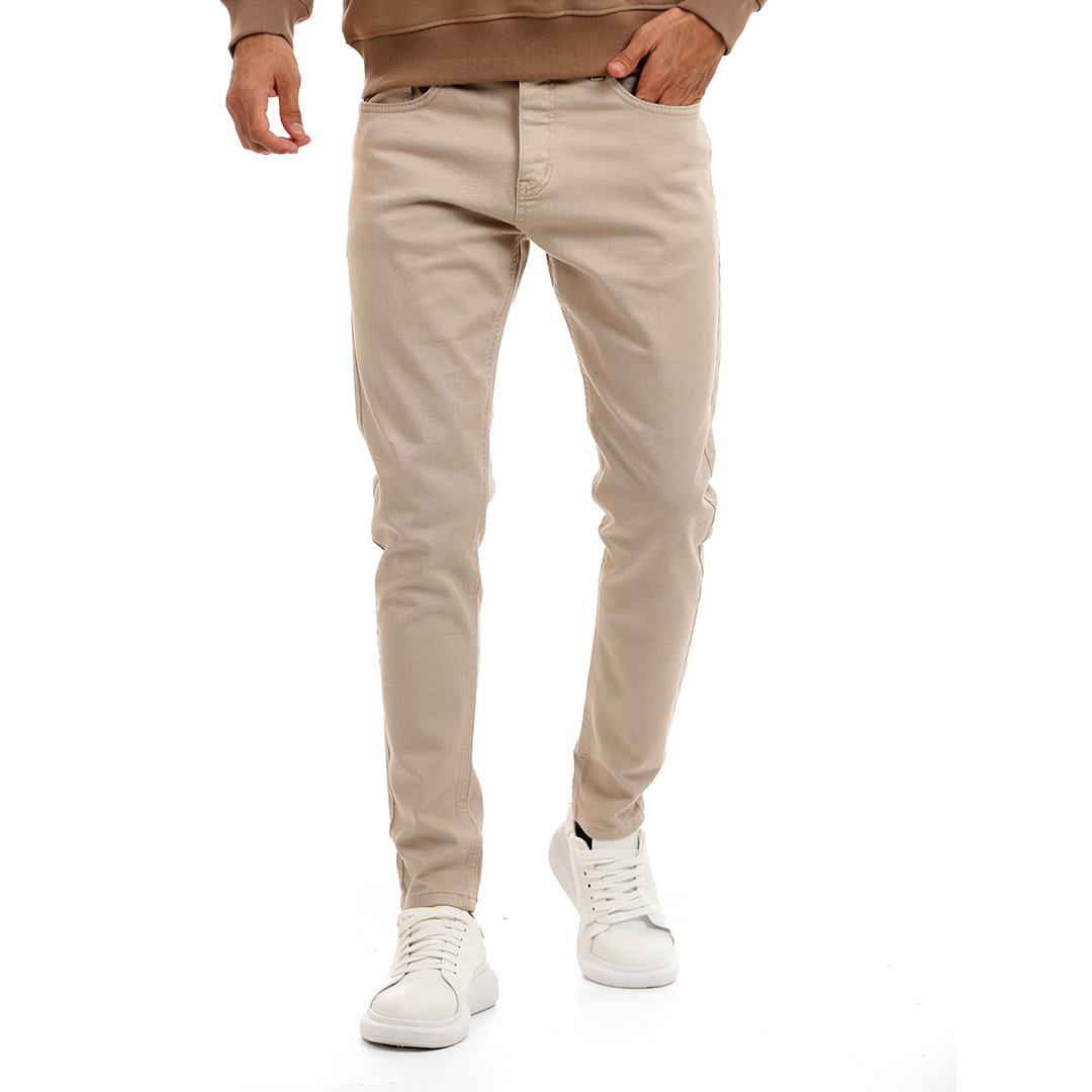 Carrot Fit Gabardine Pants _ 5 Pocket