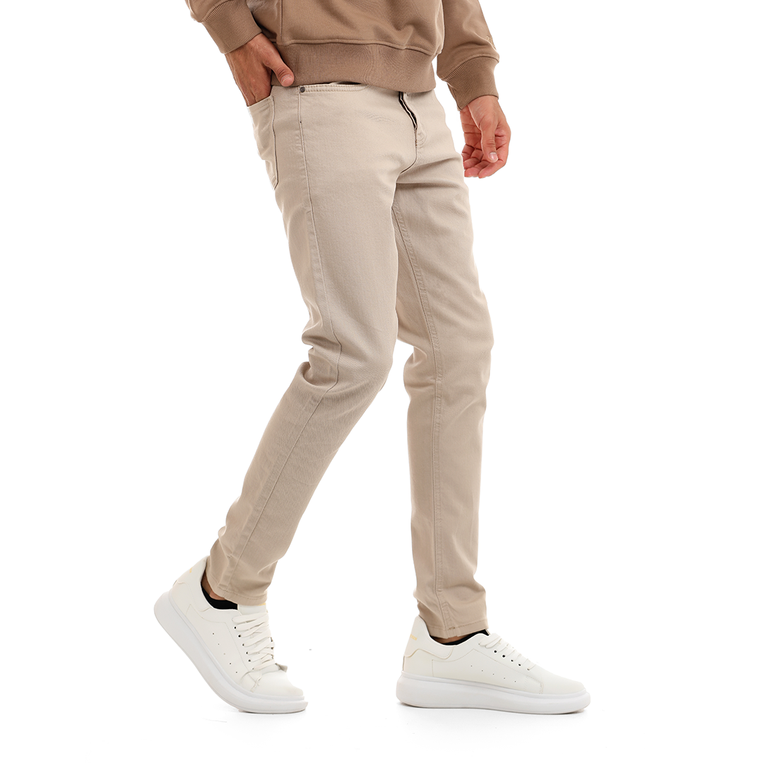 Carrot Fit Gabardine Pants _ 5 Pocket