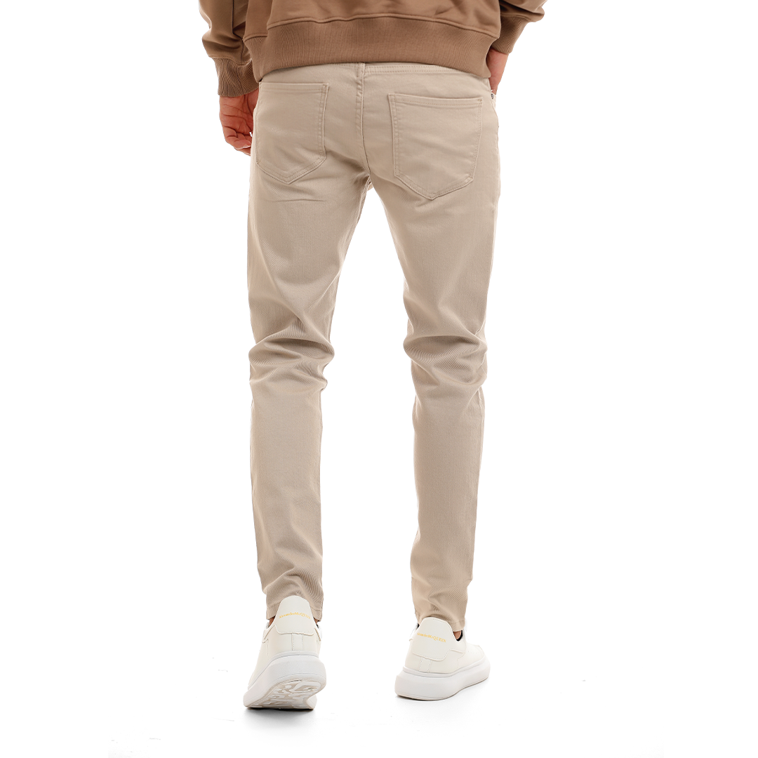Carrot Fit Gabardine Pants _ 5 Pocket
