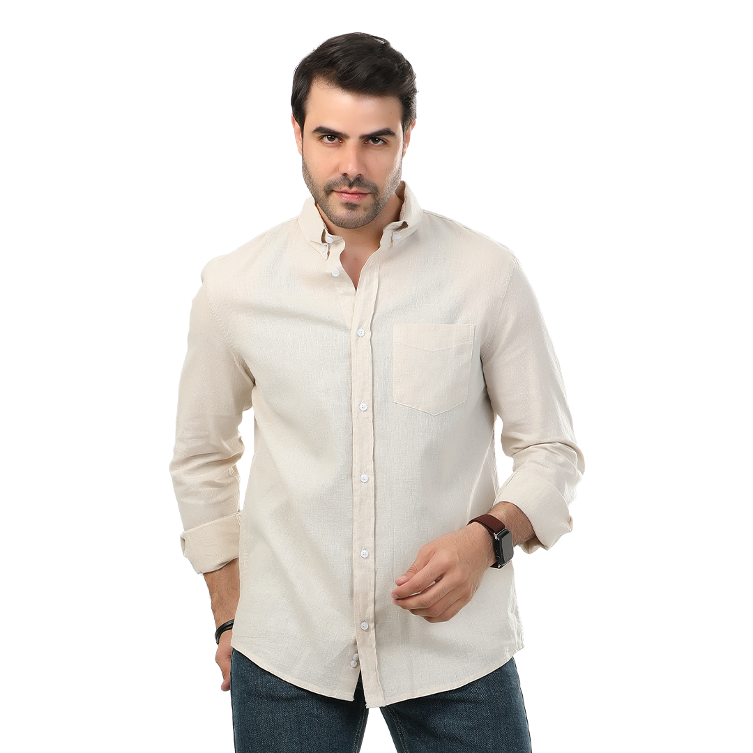 Regular Fit Linen Shirt
