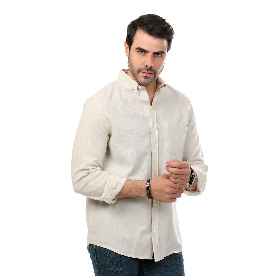 Regular Fit Linen Shirt
