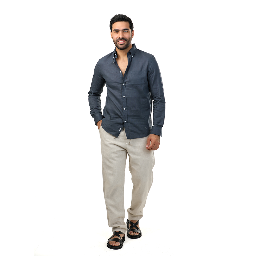 Regular Fit Linen Shirt