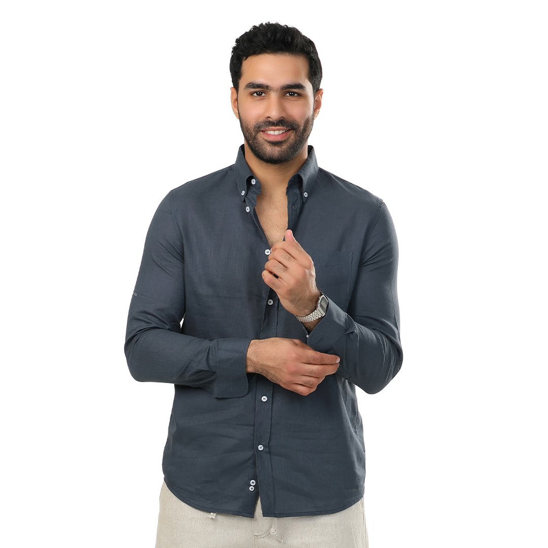 Regular Fit Linen Shirt