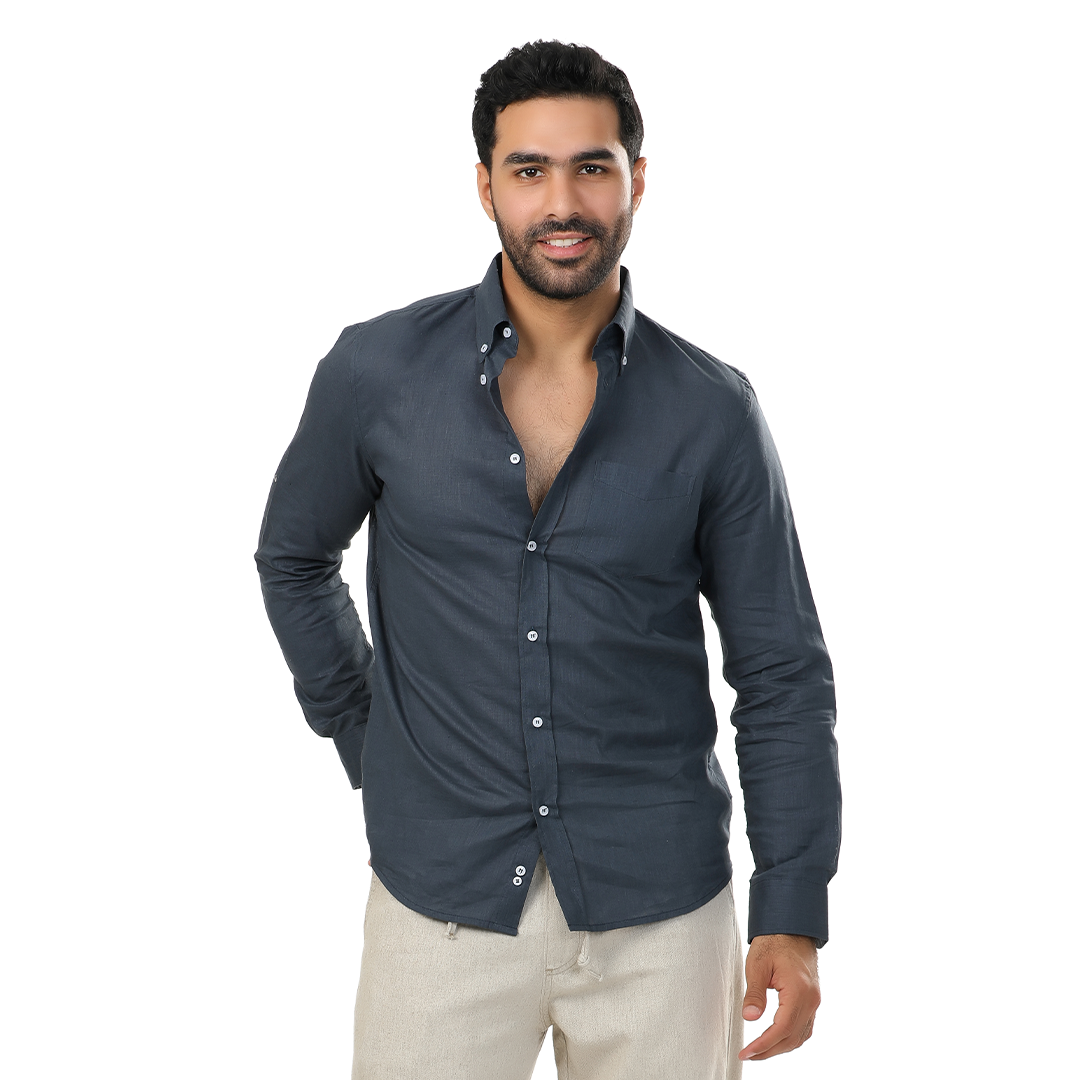 Regular Fit Linen Shirt