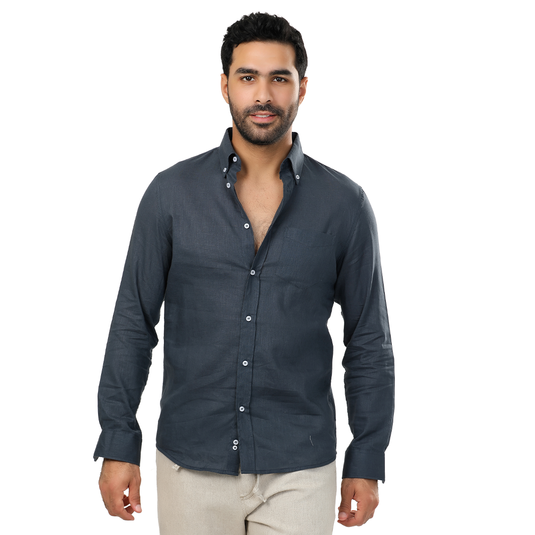Regular Fit Linen Shirt