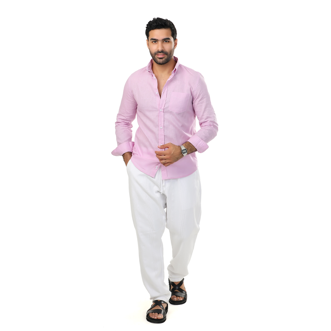 Regular Fit Linen Shirt