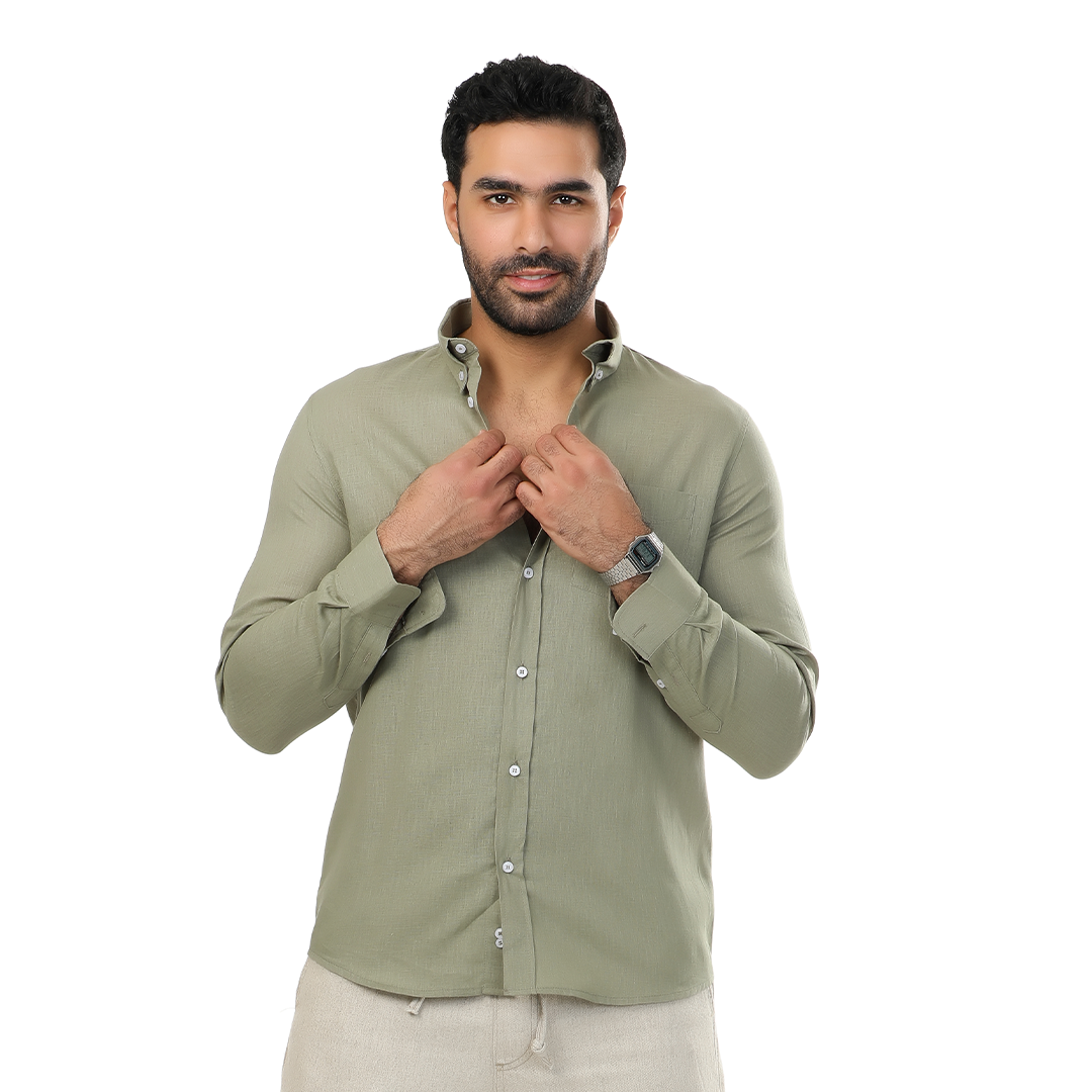 Regular Fit Linen Shirt