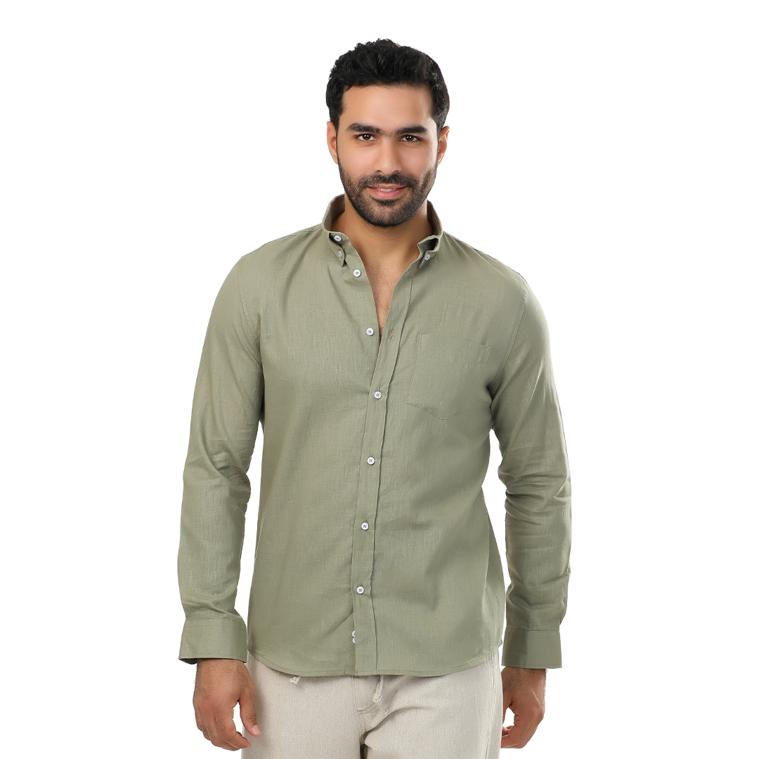 Regular Fit Linen Shirt