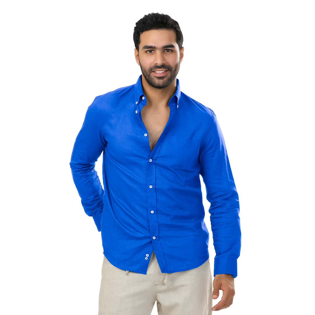 Regular Fit Linen Shirt