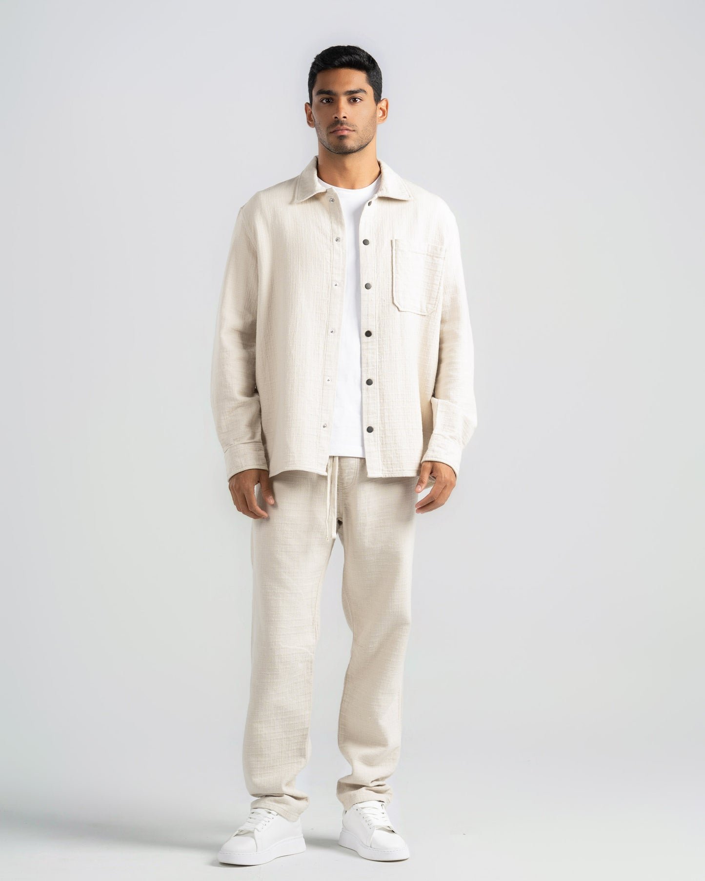 TEXTURED CHECK SHIRT