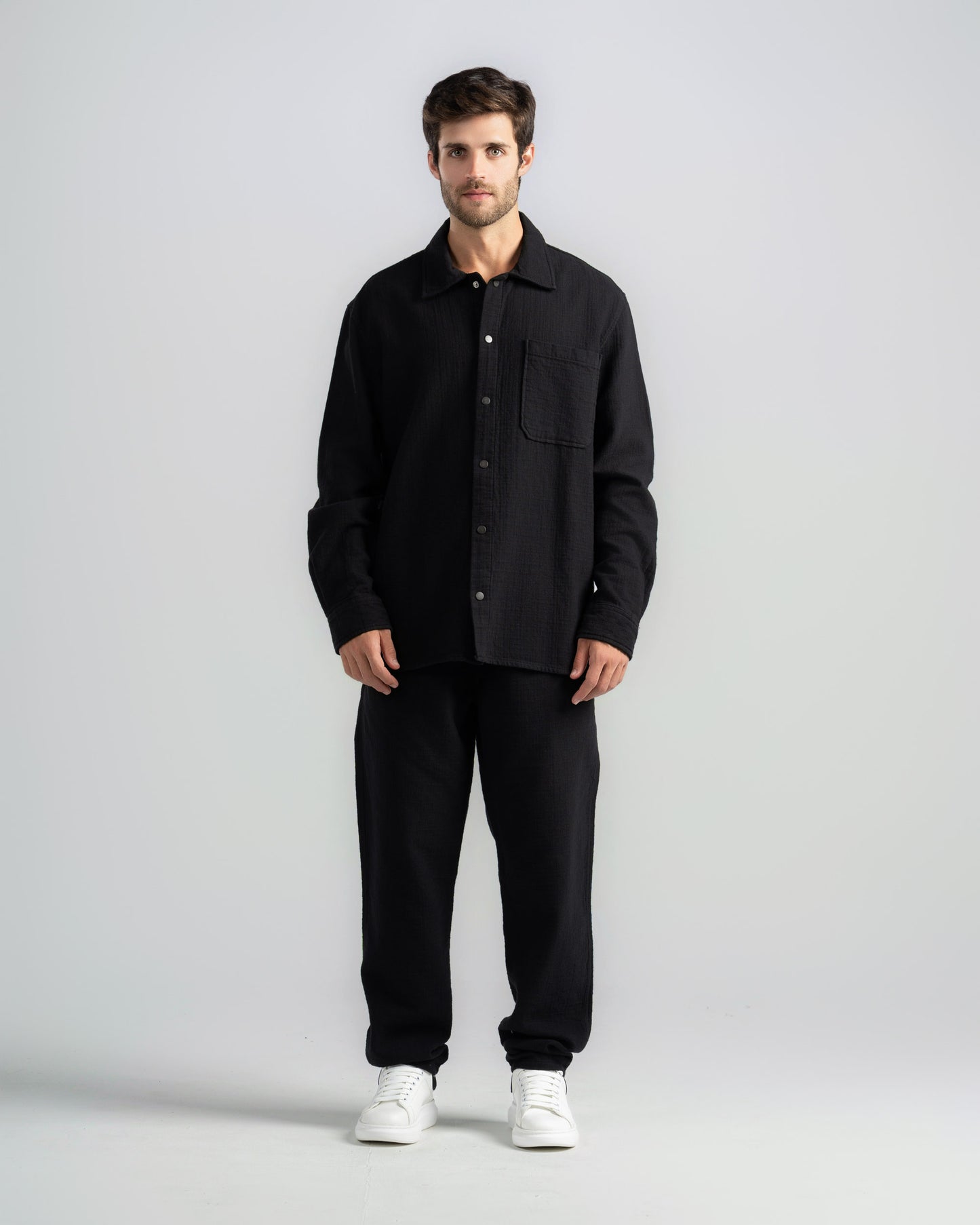TEXTURED CHECK SHIRT