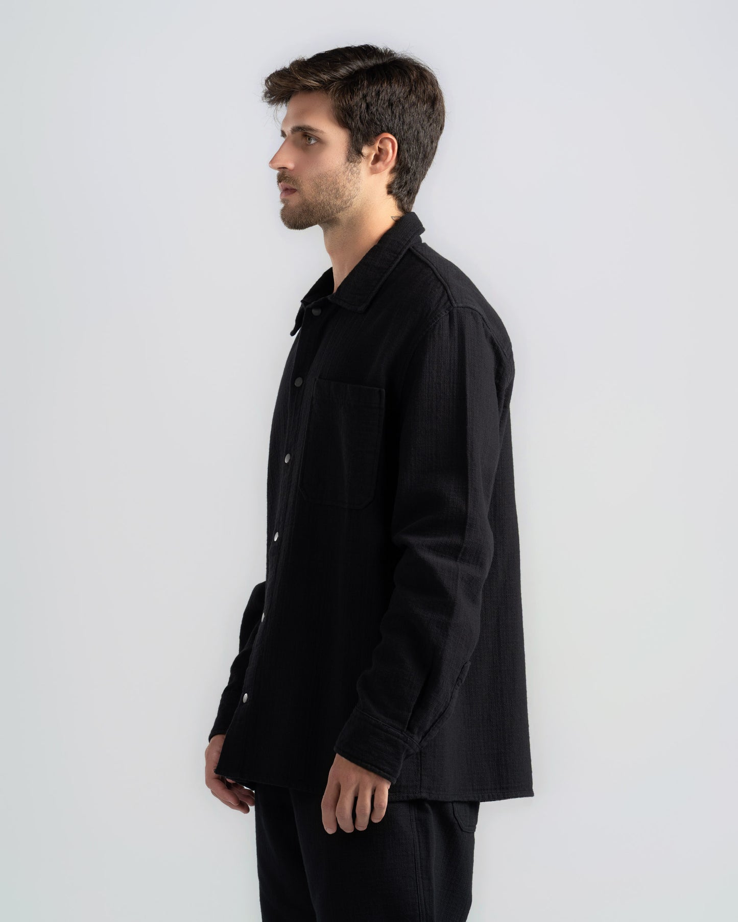 TEXTURED CHECK SHIRT