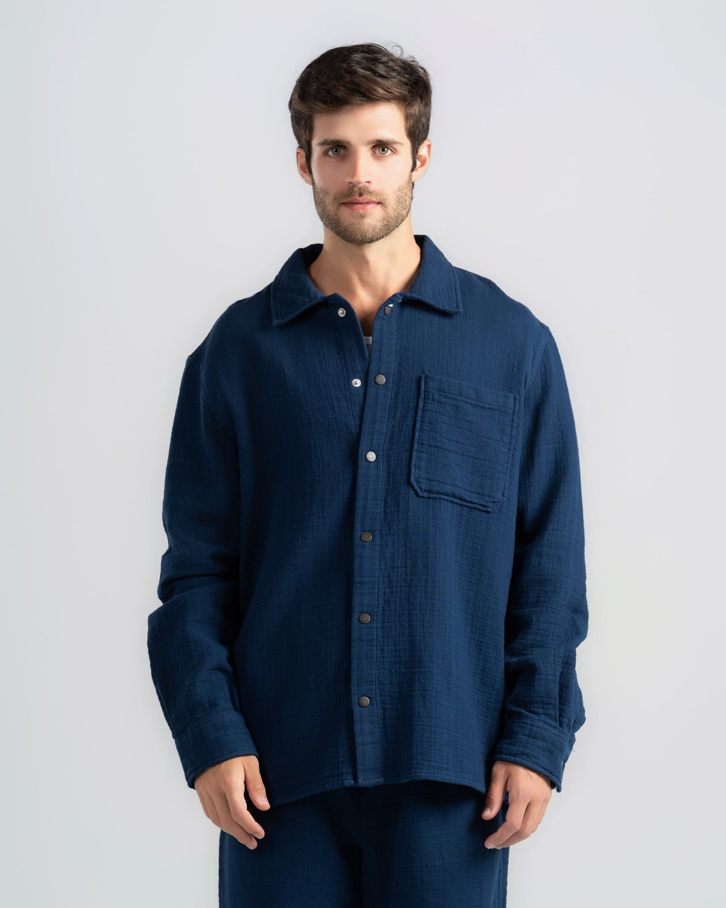 TEXTURED CHECK SHIRT