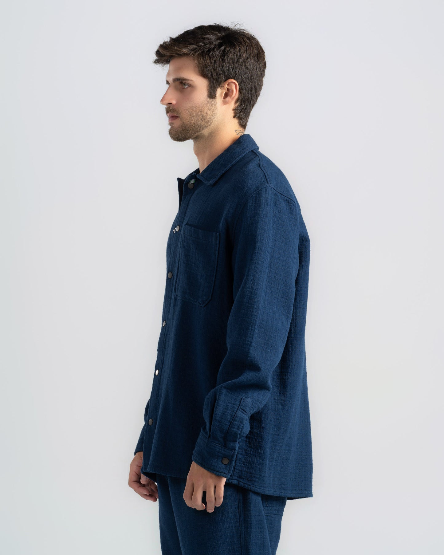TEXTURED CHECK SHIRT