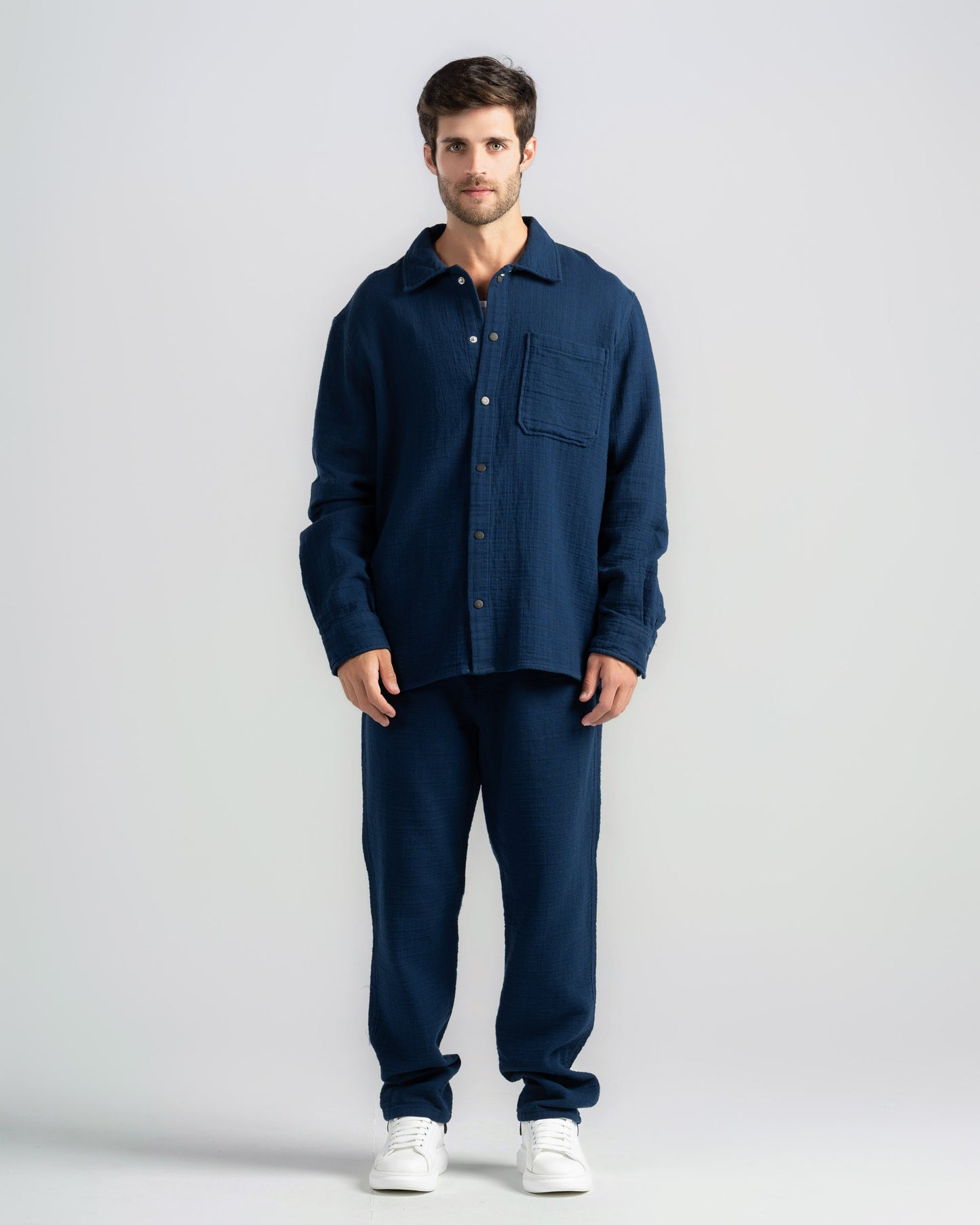 TEXTURED CHECK SHIRT