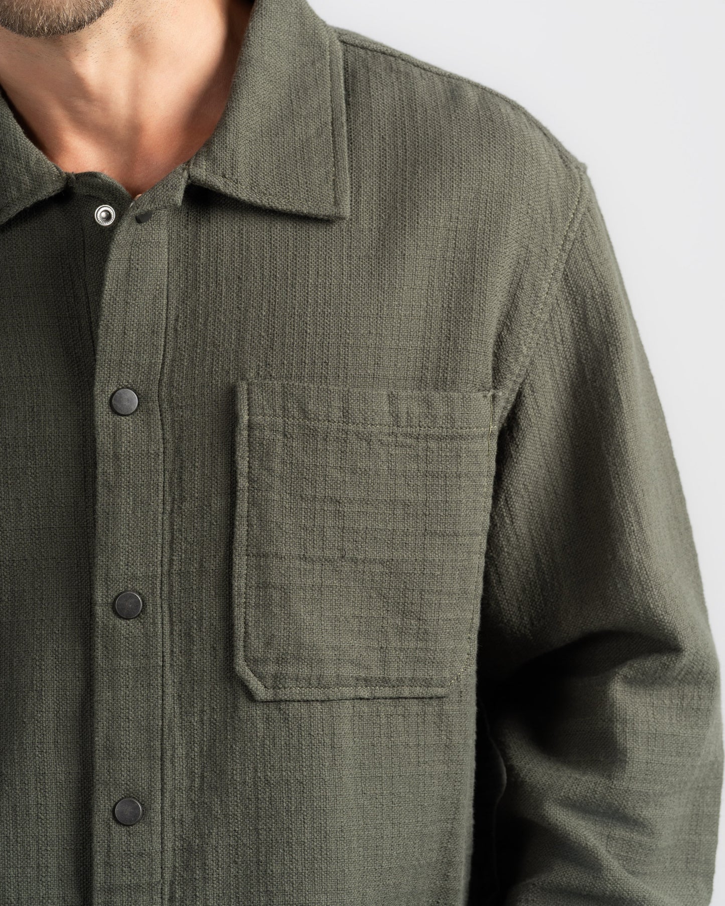 TEXTURED CHECK SHIRT