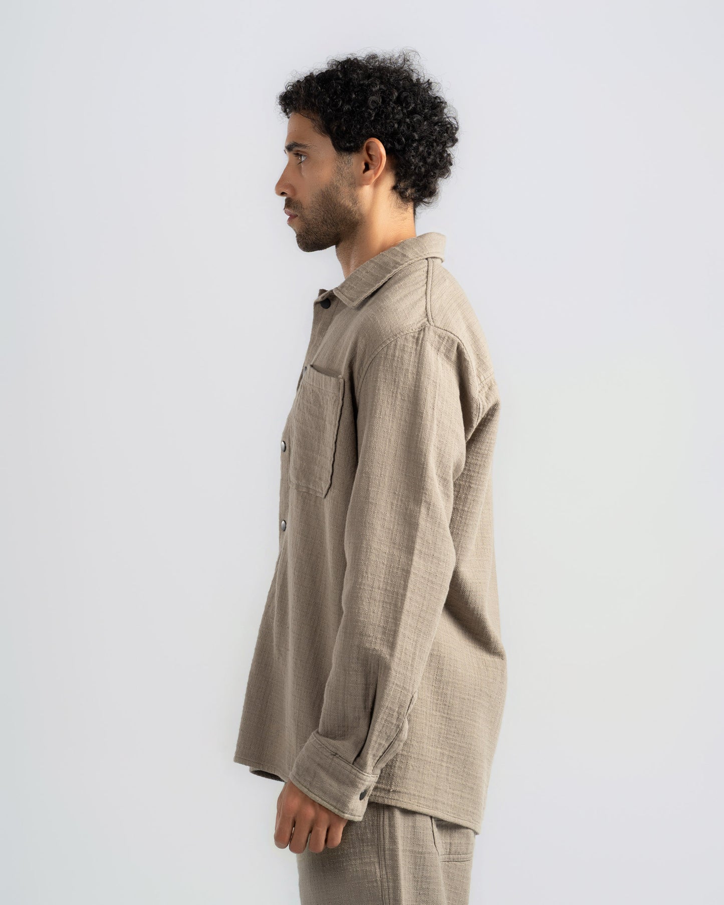 TEXTURED CHECK SHIRT