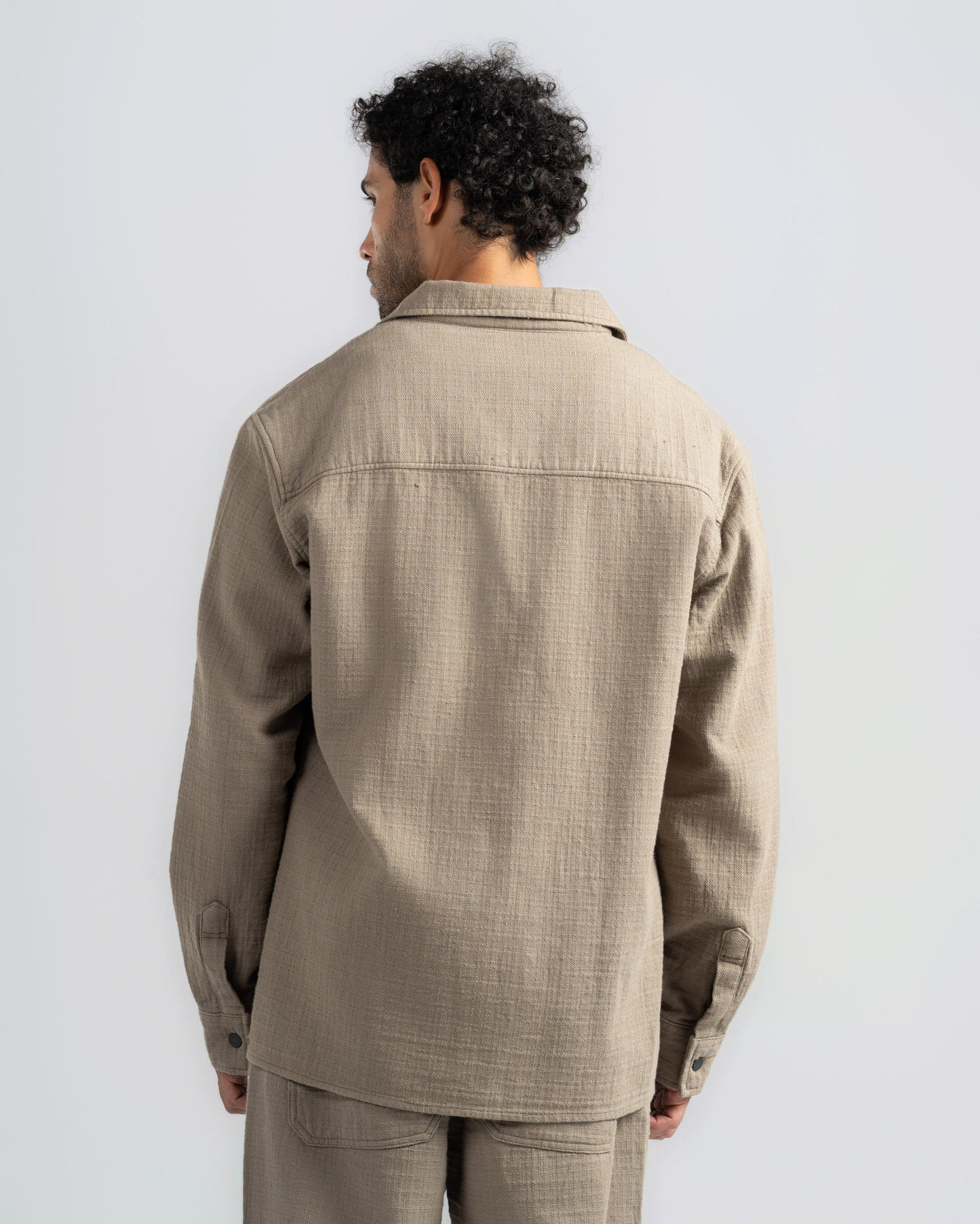 TEXTURED CHECK SHIRT