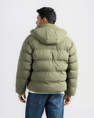 HOODED PUFFER JACKET