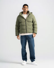HOODED PUFFER JACKET