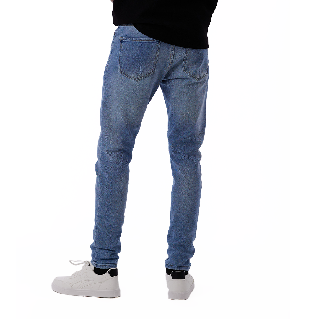 Ripped Carrot Fit Jeans Pants