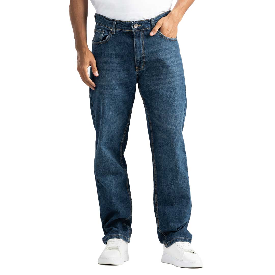 Straight Fit Denim Pants