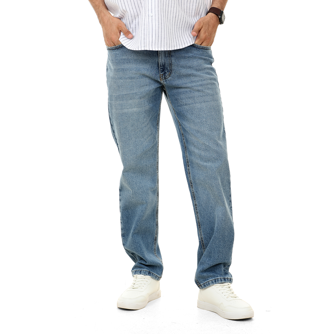 Straight Fit Denim Pants
