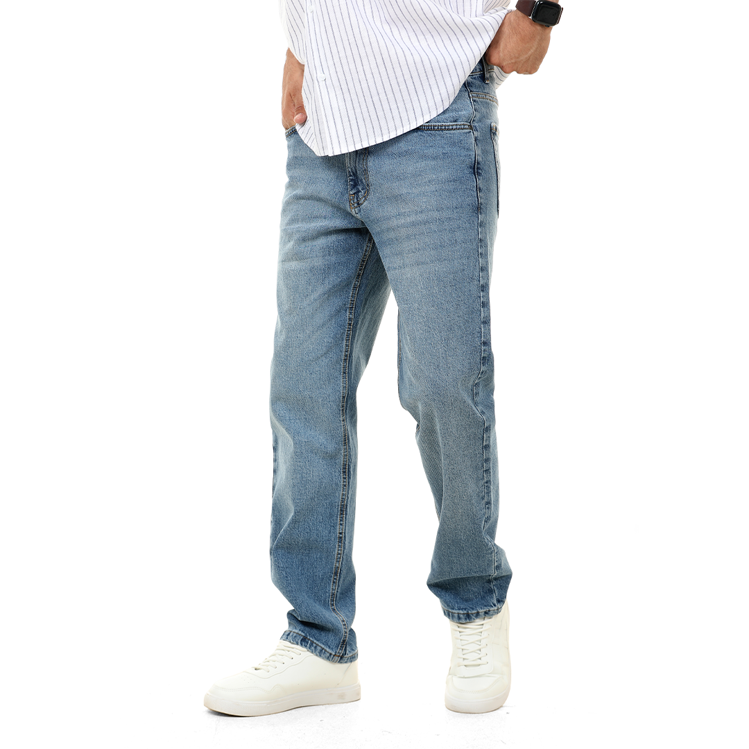 Straight Fit Denim Pants