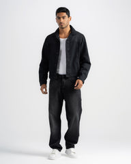 بنطلون جينز بقصه واسعه