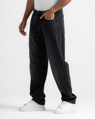 بنطلون جينز بقصه واسعه