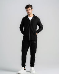 Zip-Up Hoodie-Plus Size