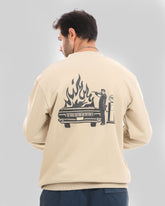 Printed Crewneck Sweatshirt