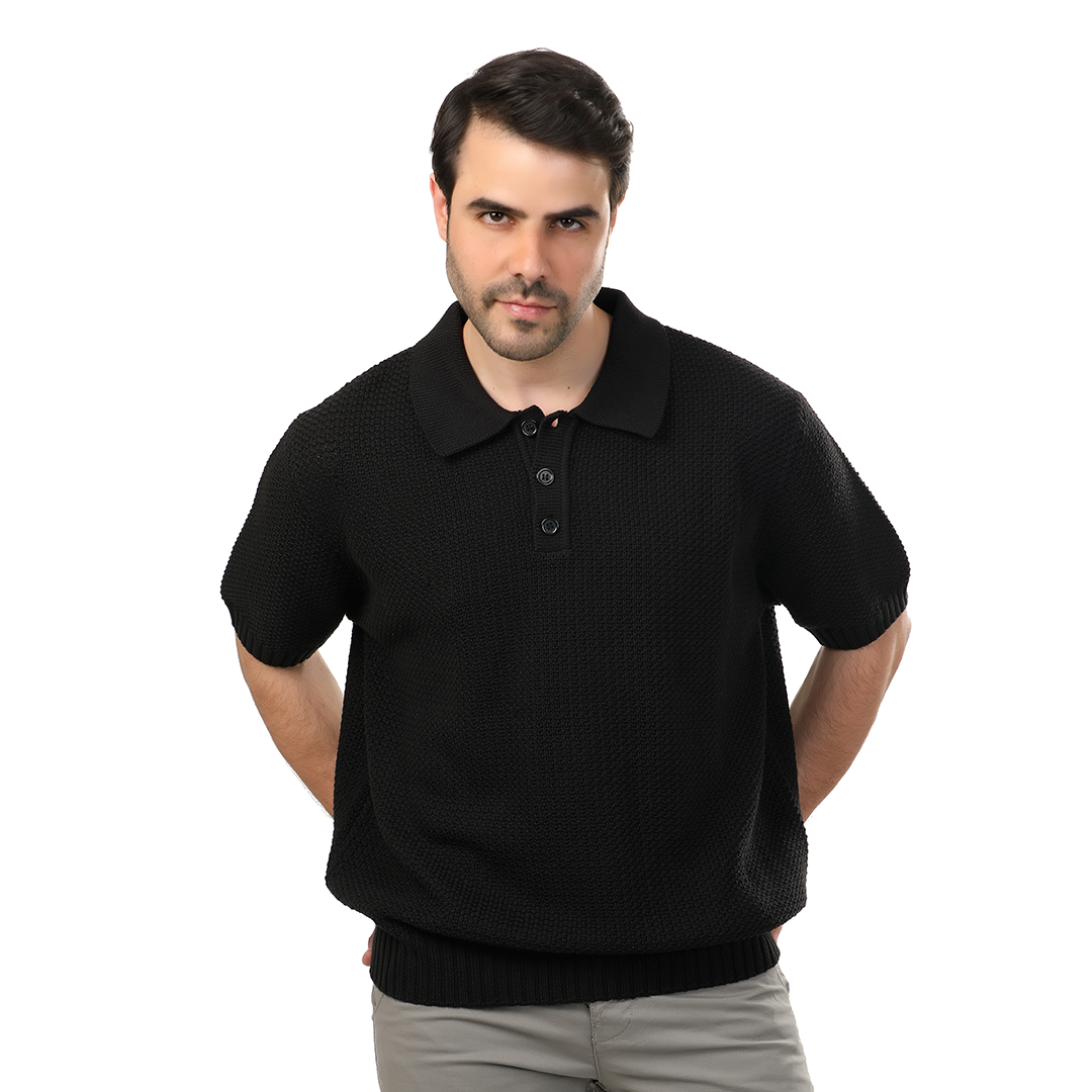 Regular Fit Knitting Polo T-Shirt