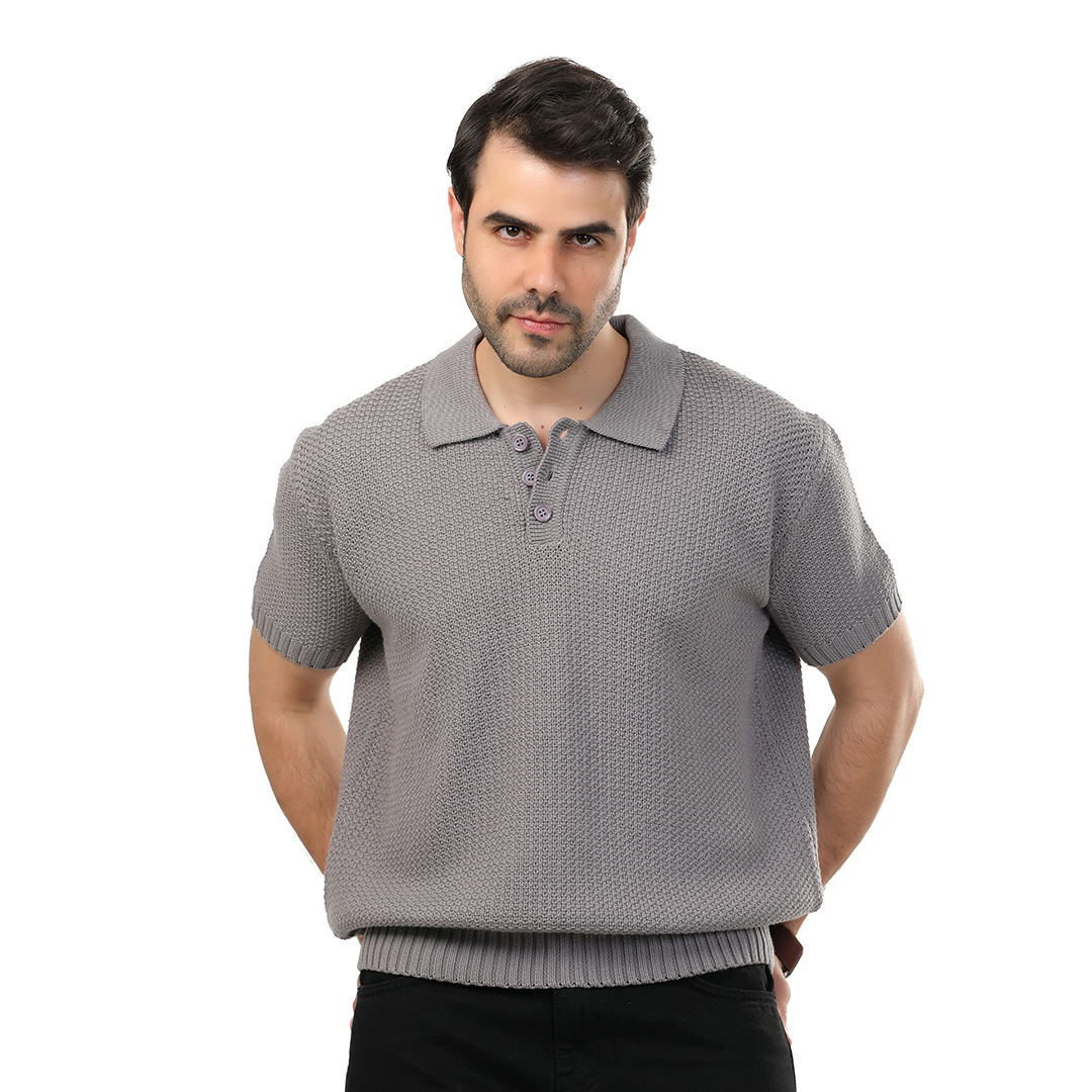 Regular Fit Knitting Polo T-Shirt