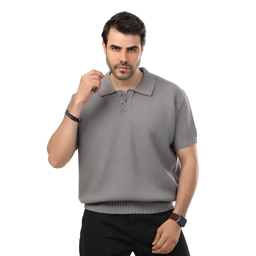 Regular Fit Knitting Polo T-Shirt