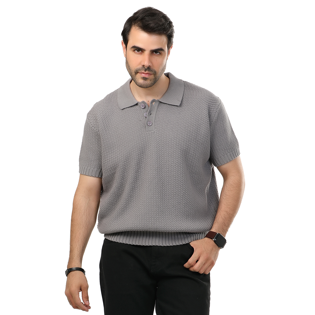 Regular Fit Knitting Polo T-Shirt