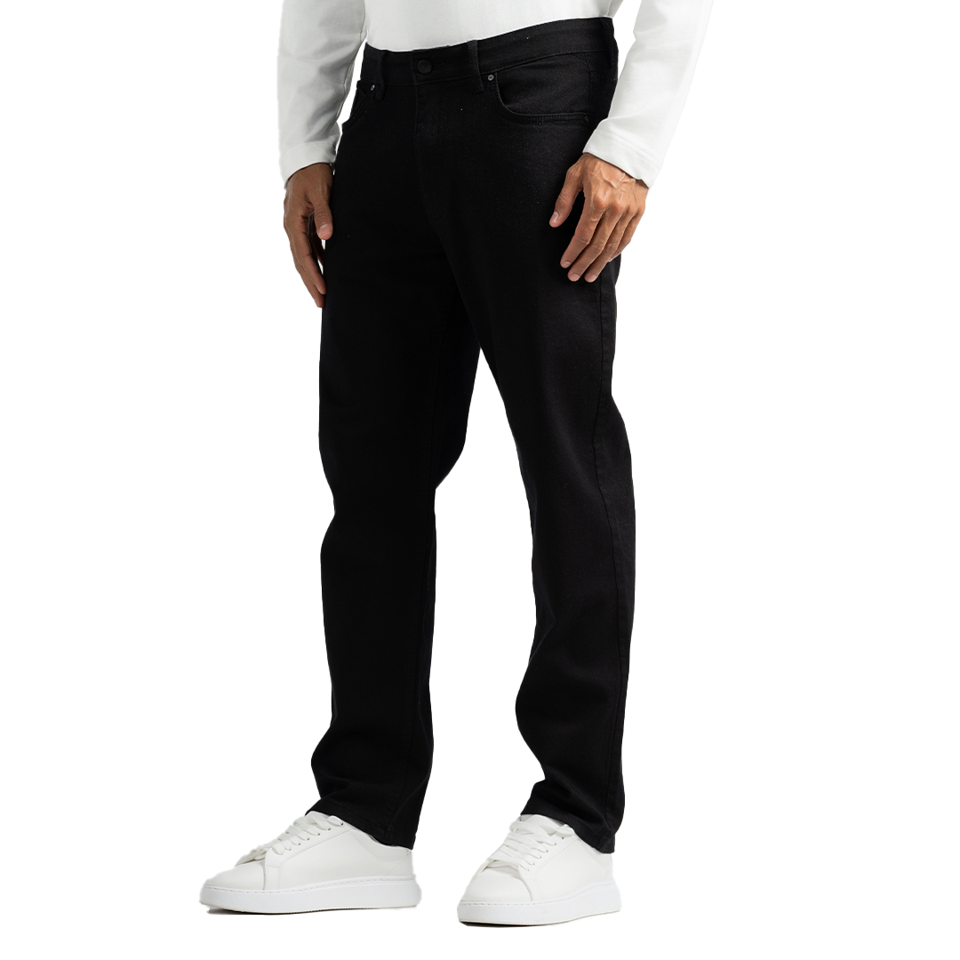 Straight Fit Gabardine Pants-5 Pocket