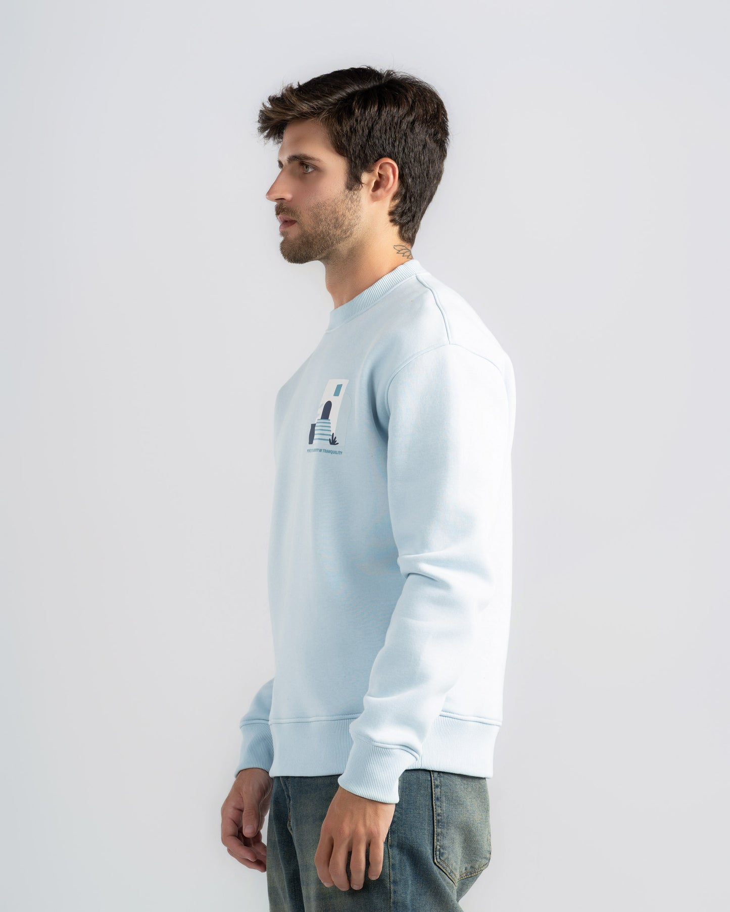 Print Crowneck Sweatshirt