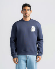 Print Crowneck Sweatshirt