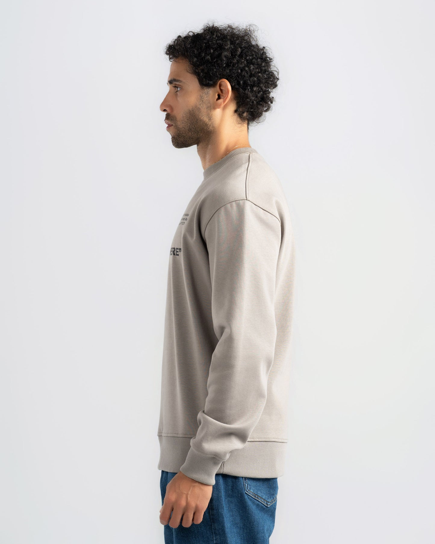 Print Crowneck Sweatshirt