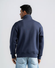 BASIC QUARTER-ZIP SWEATSHIRT
