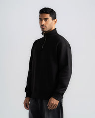 BASIC QUARTER-ZIP SWEATSHIRT