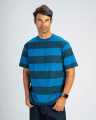 STRIPED JACQUARD T-SHIRT