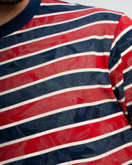 STRIPED JACQUARD T-SHIRT