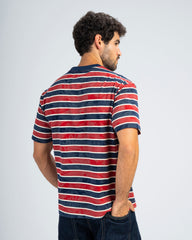STRIPED JACQUARD T-SHIRT