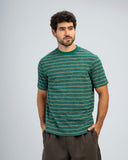 STRIPED JACQUARD T-SHIRT