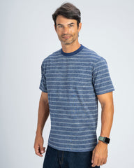 STRIPED JACQUARD T-SHIRT
